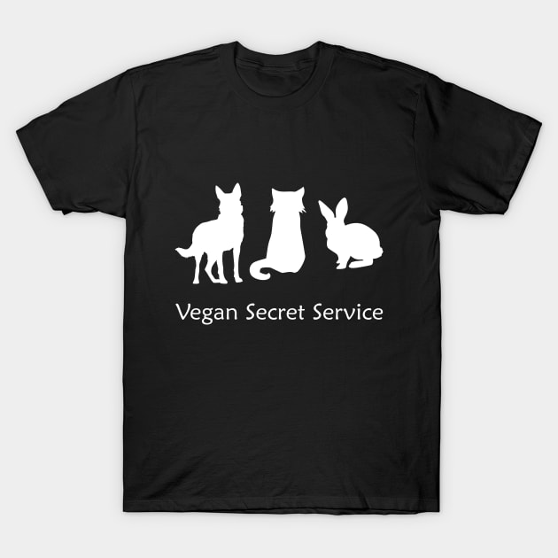 vegan secret service T-Shirt by Karpatenwilli
